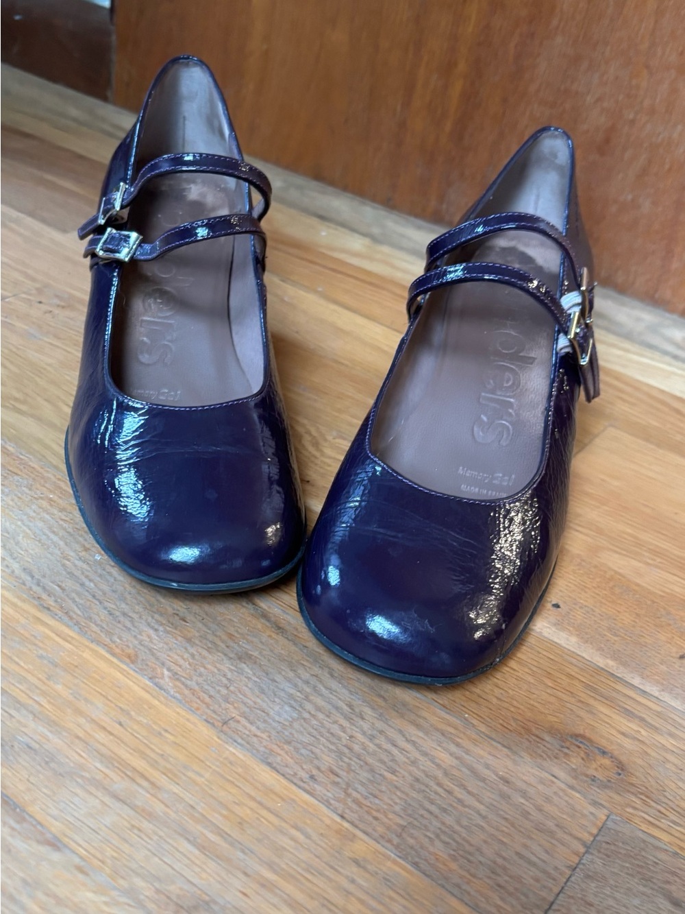 Hush Puppies Women’s Dark Purple Heeled Ankle Shoe